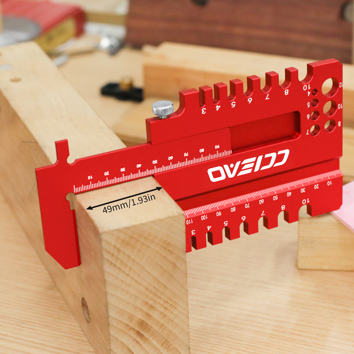 Woodworking Marking Gauge - Многофункциональная измерительная линейка для деревообработки, прецизионный