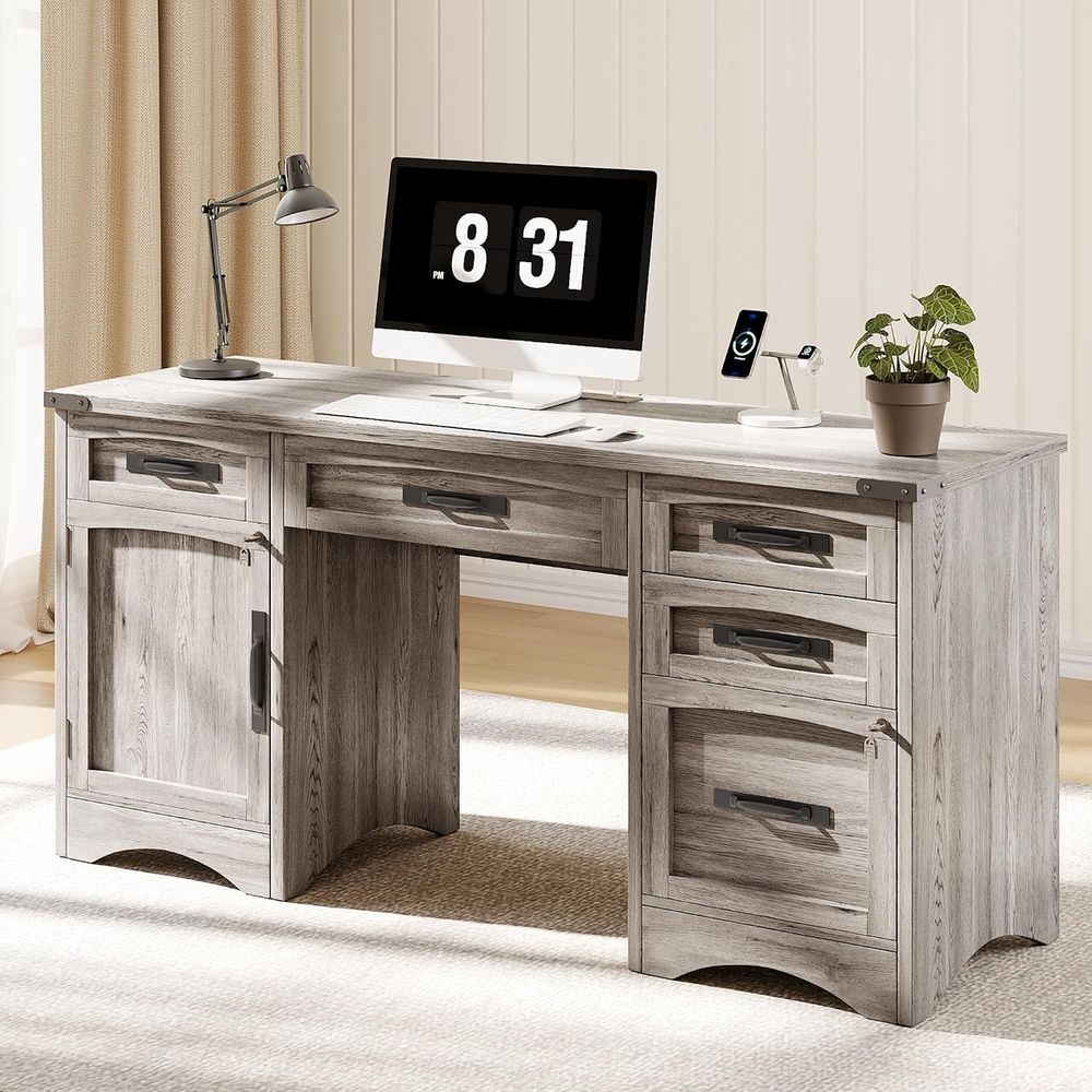 Woodworking Or Woodworking - Современный офисный стол 55 с ящиками,