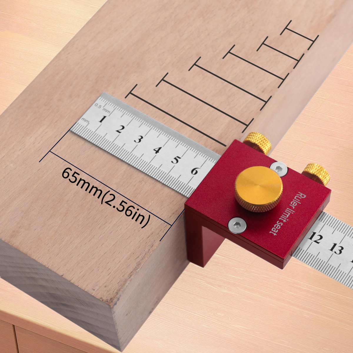 Woodworking Marking Gauge - 30 см/12 дюймов писчая линейка 90