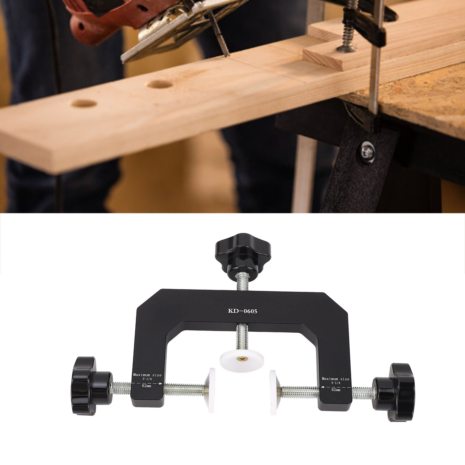 Woodworking Vise - Трехсторонний G-образный зажим из алюминиевого сплава,