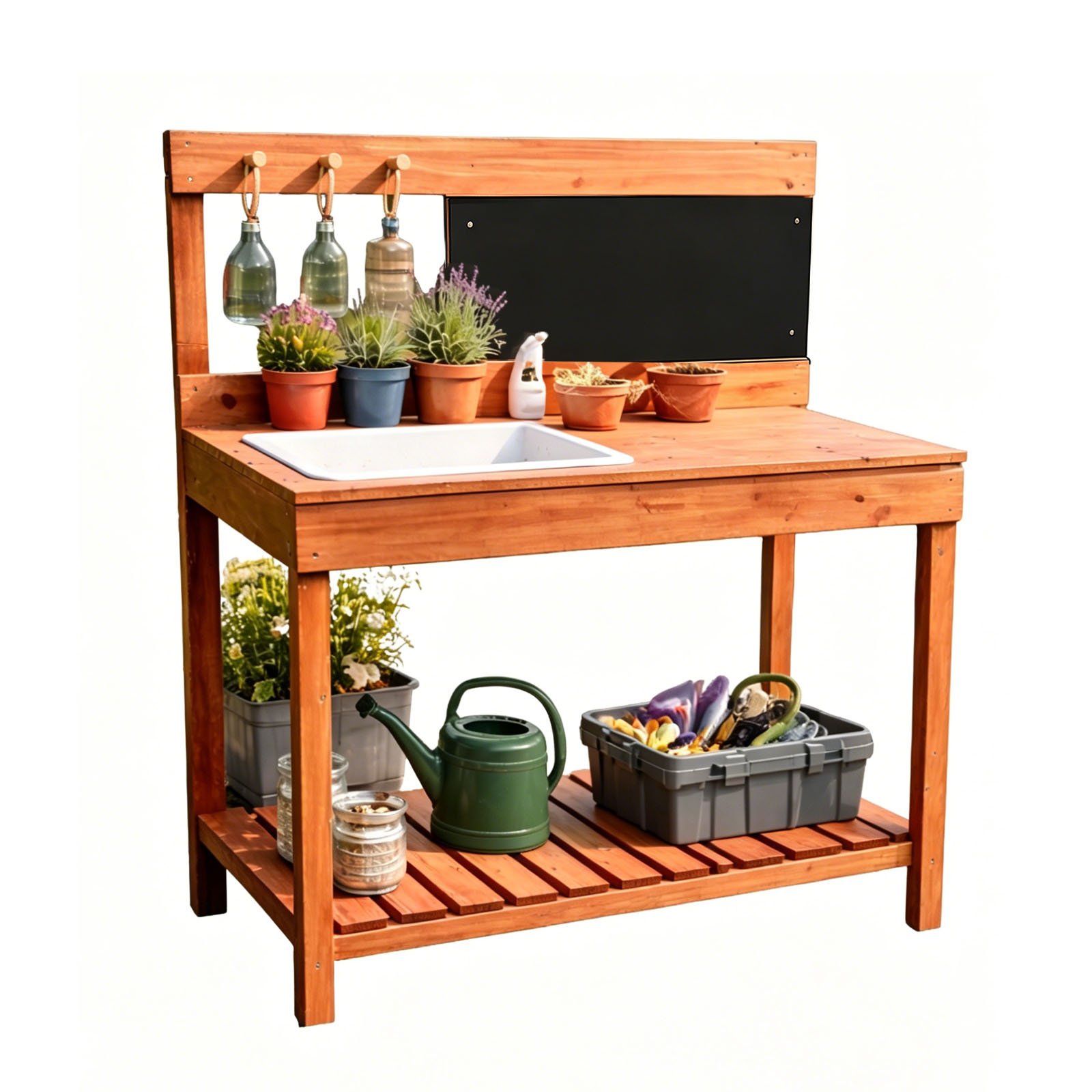 Workbench Woodworking - Деревянные столы для посадки растений для