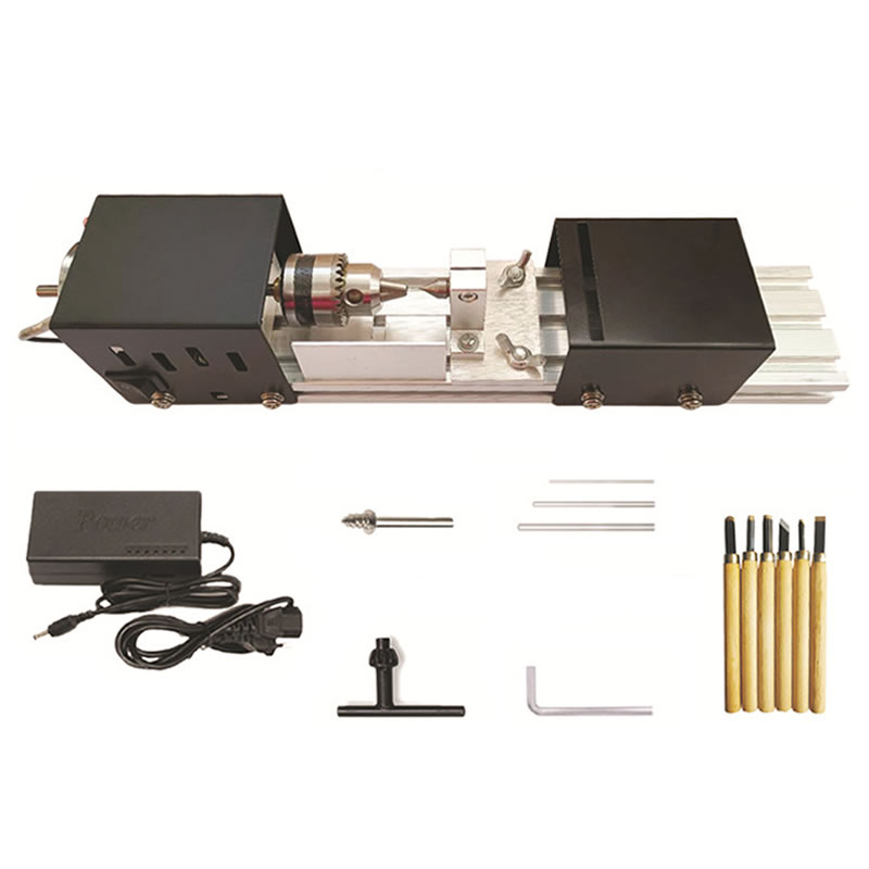 Миниатюрный многофункциональны – обзор и цена Woodworking Lathe Machine