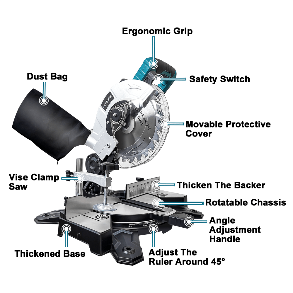Бесщеточная торцовочная пила,  – обзор и цена Woodworking Edge Corner Planer