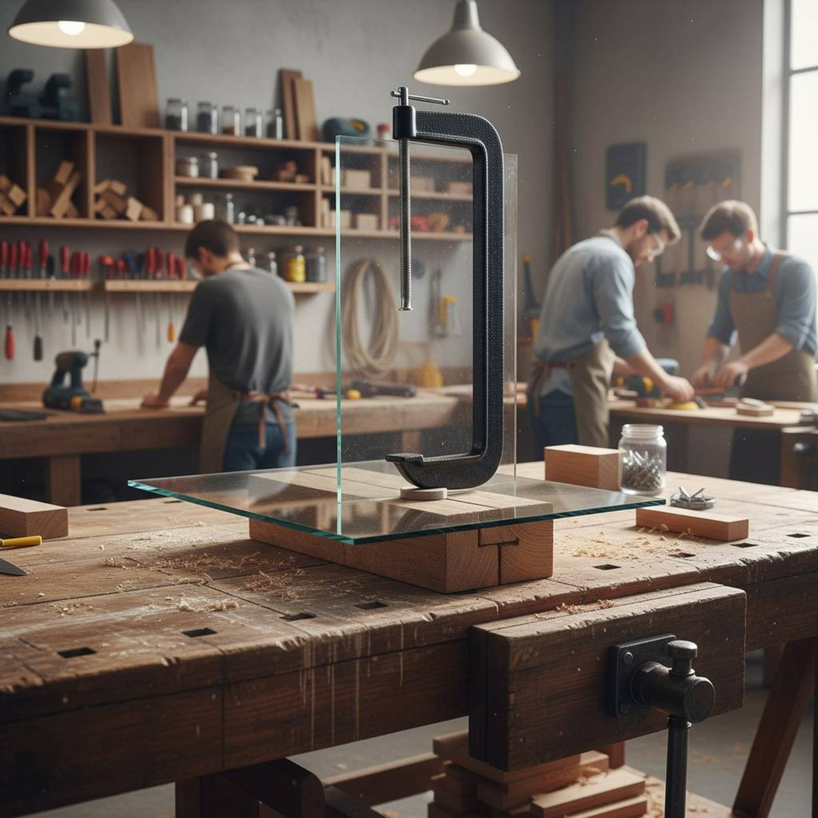 Промышленный C-образный зажим  – обзор и цена Woodworking Industries