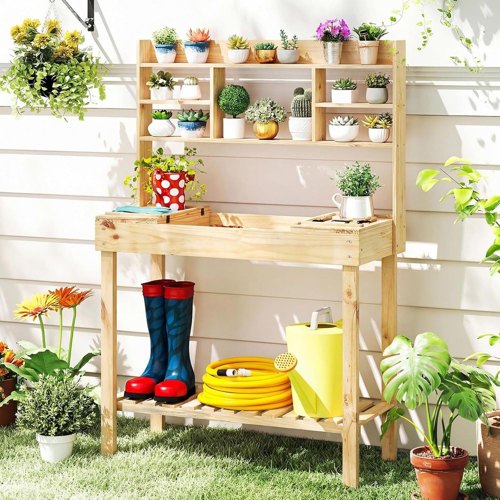 Стол для садовых работ, 60-дюй – обзор и цена Workbench Woodworking