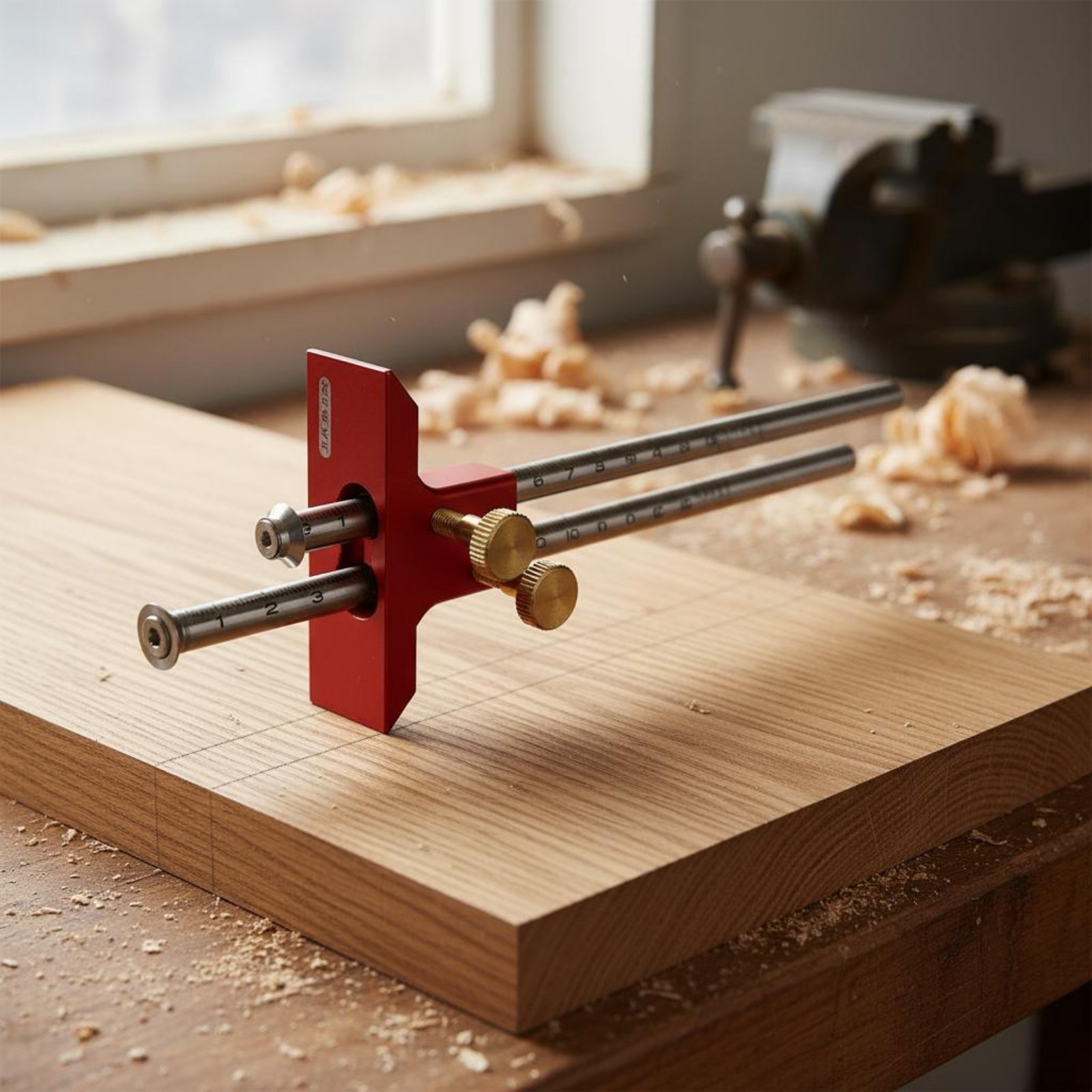 Двухголовочный разметочный шаб – обзор и цена Woodworking Marking Gauge